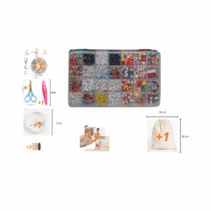 Coffret Création de Bijoux DIY – +1800 pièces